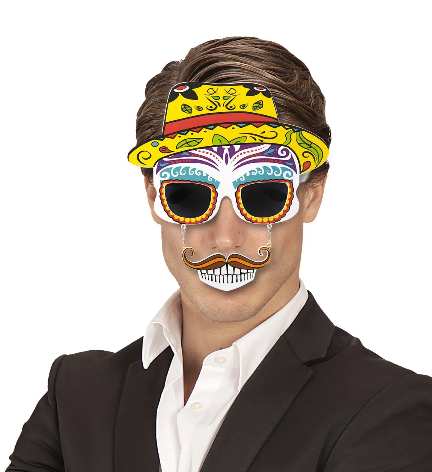 Gafas de Catrin Mexicano para Photocall Complementos Photocall Widmann